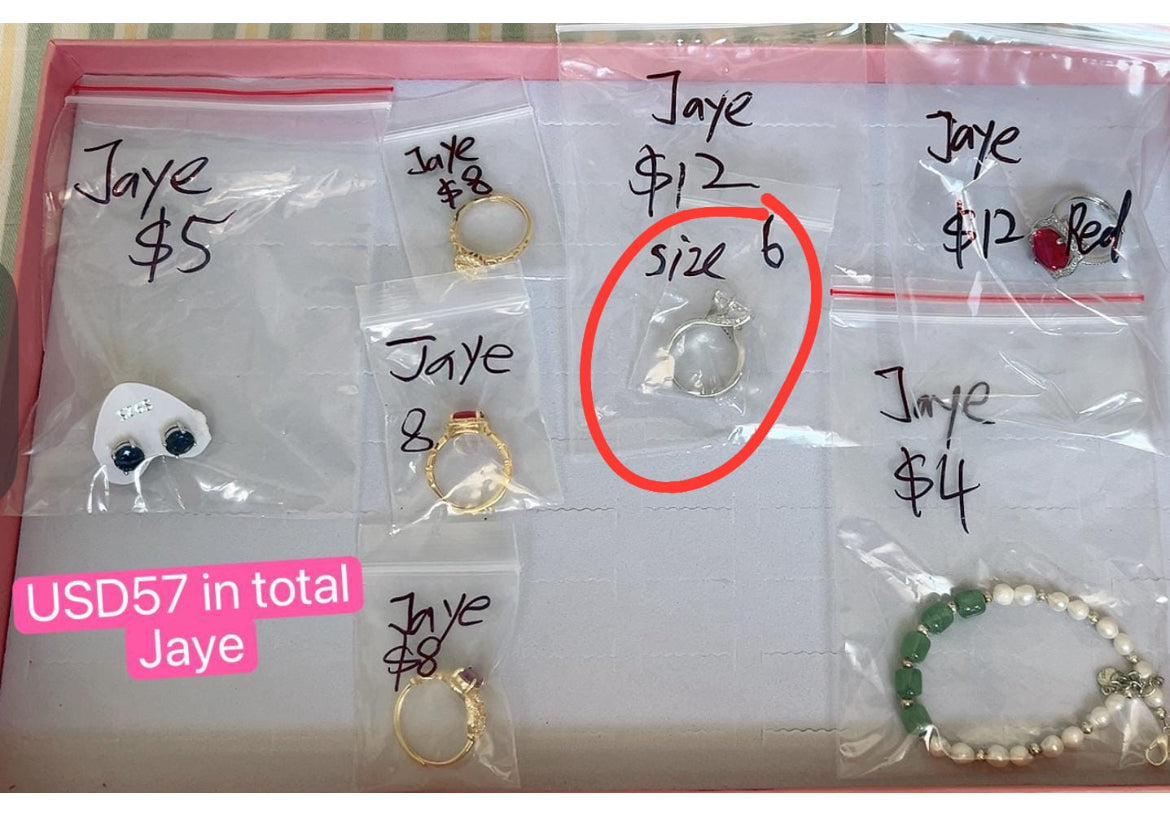Jaye USD113+57=170.00 USD