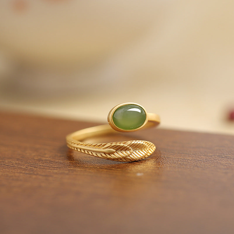 JADE RING( JADE,LAPIS,AGATE,AMBER,TURQUOISE)S925