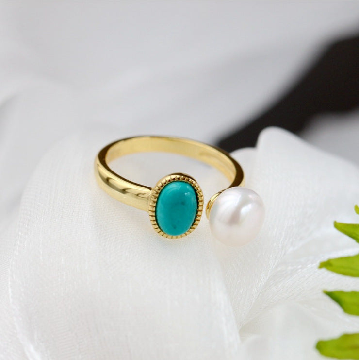 JADE RING( JADE,LAPIS,AGATE,AMBER,TURQUOISE)S925