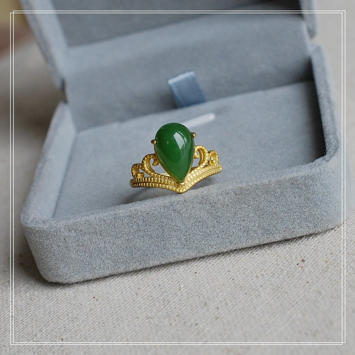 JADE RING( JADE,LAPIS,AGATE,AMBER,TURQUOISE)S925