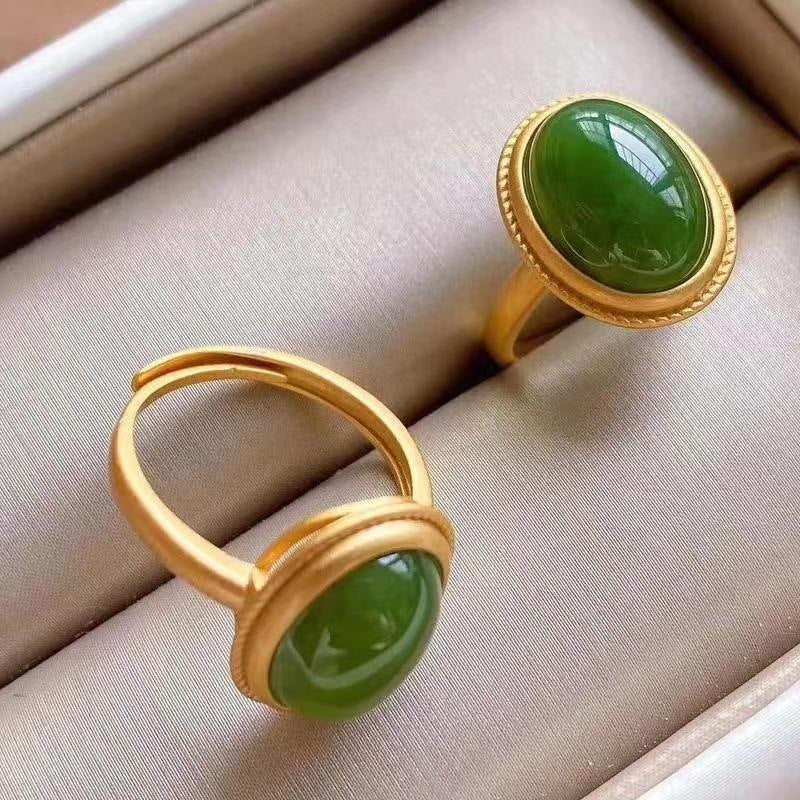 JADE RING( JADE,LAPIS,AGATE,AMBER,TURQUOISE)S925