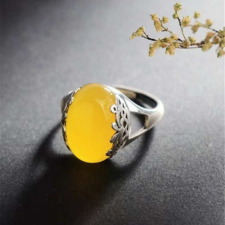 JADE RING( JADE,LAPIS,AGATE,AMBER,TURQUOISE)S925