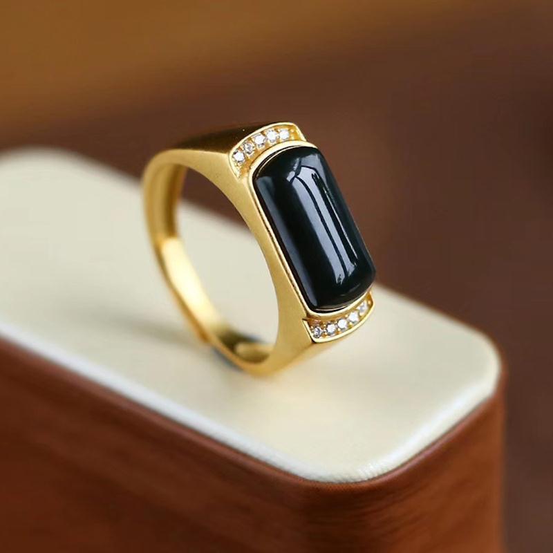 JADE RING( JADE,LAPIS,AGATE,AMBER,TURQUOISE)S925