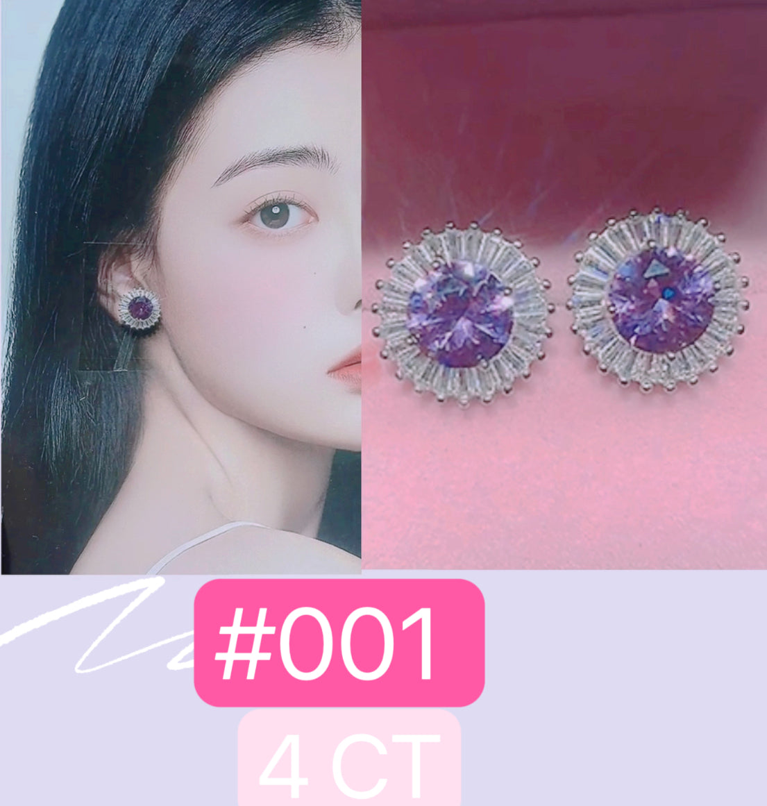 #001 earring