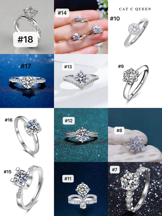 2023 Moissanite Ring